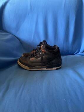 Nike Air Jordan 3 Retro Black Orange Sneakers
